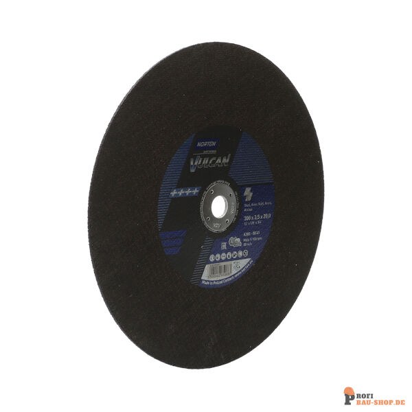 nortonschleifmittel/NORTON_schleifmittel_66252925457 Norton VULCAN for Petrol_Gas saw Cut-Off on METAL 300x3.5x20 GRIT 30_134143